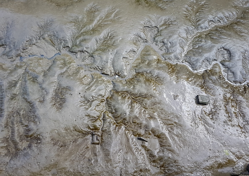 brown landscape seen from above, indeterminate scale